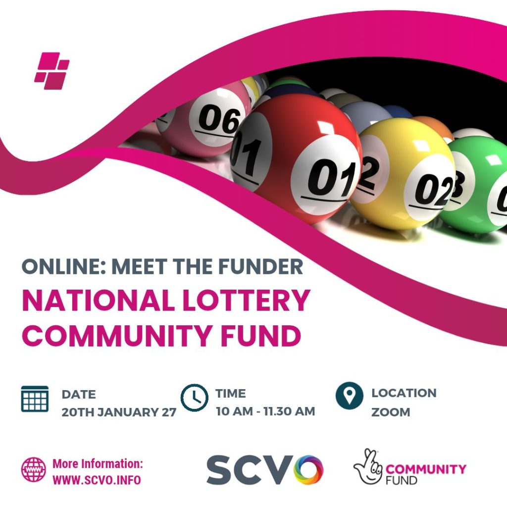 Back by Popular Demand in 2027 Meet the Funder: National Lottery Community Fund	